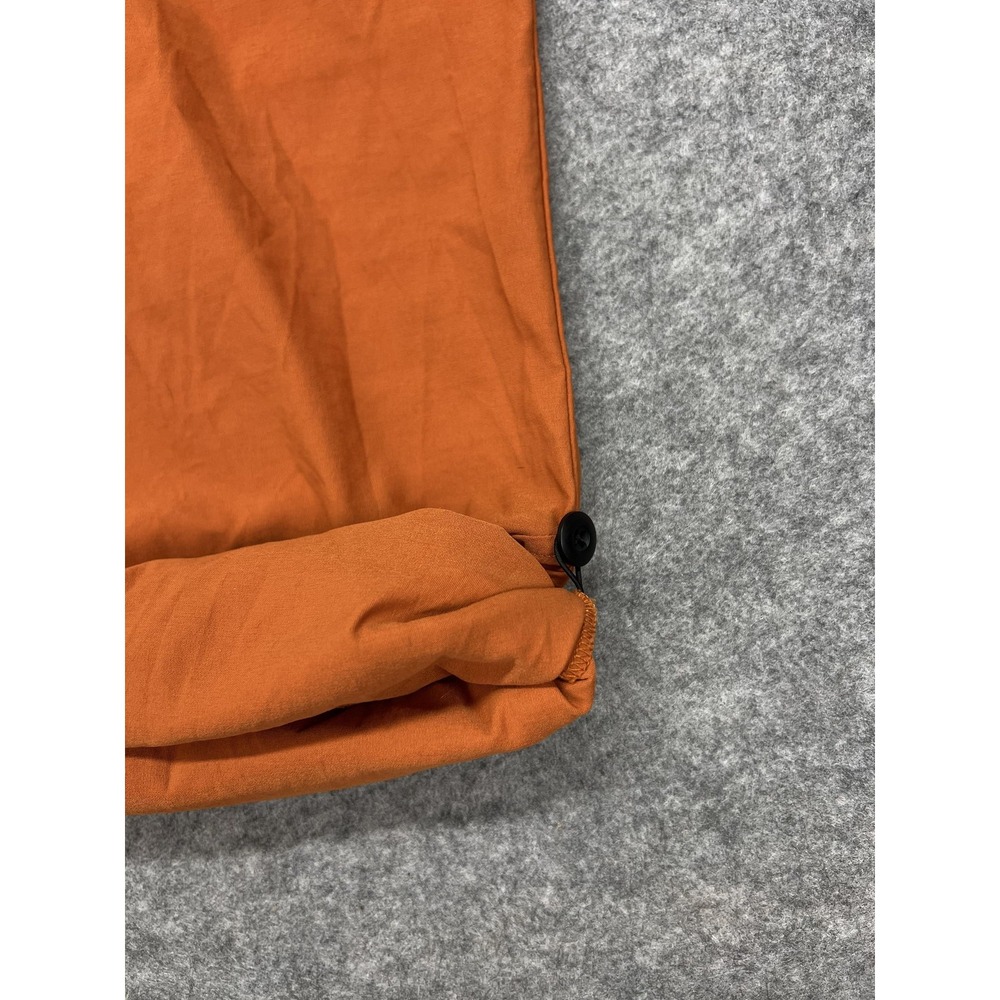 Alpine Parrot Mountain Pants Womens 18 Orange Hiking Roll-Up Belted Pockets - Picture 9 of 12